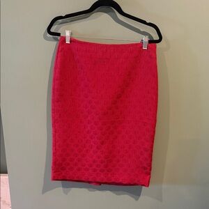 Banana Republic Vibrant Red Pencil Skirt